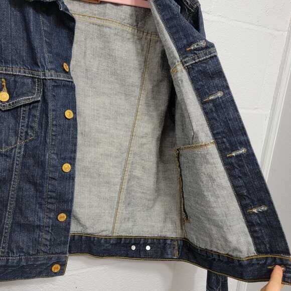 Levis Dark Wash Trucker Jacket - Picture 7 of 10